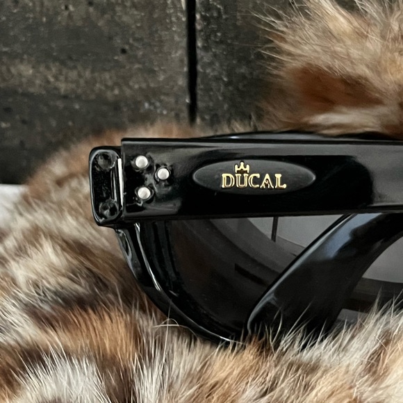 DUCAL Royce #1373 Black Wrap Sunglass Frames France - Picture 5 of 11